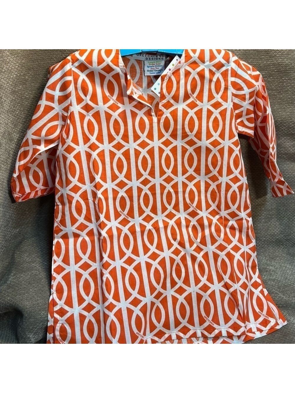 Gretchen Scott Kids Orange Tunic size 4/6